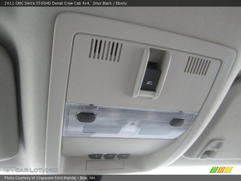 Onyx Black / Ebony 2011 GMC Sierra 3500HD Denali Crew Cab 4x4