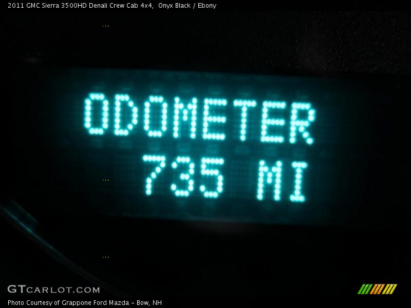 Onyx Black / Ebony 2011 GMC Sierra 3500HD Denali Crew Cab 4x4