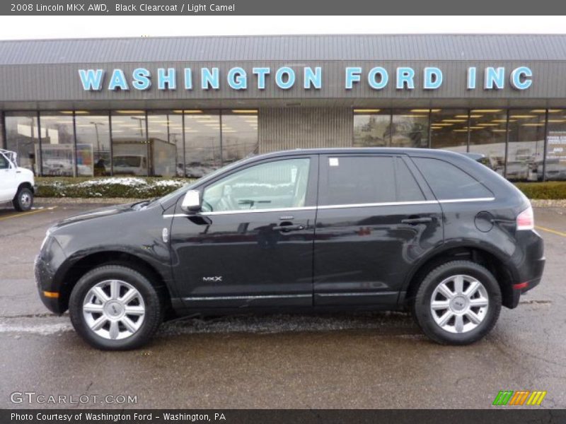 Black Clearcoat / Light Camel 2008 Lincoln MKX AWD