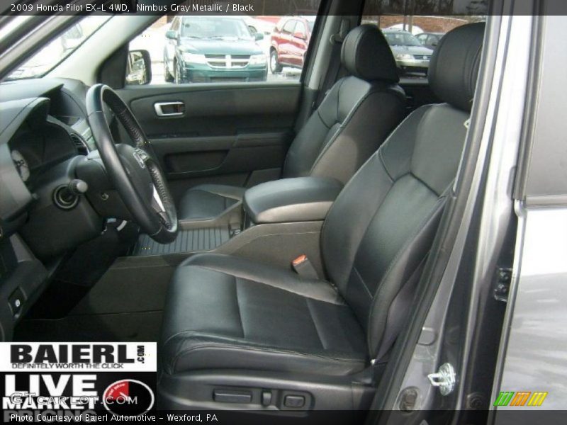 Nimbus Gray Metallic / Black 2009 Honda Pilot EX-L 4WD