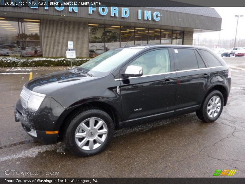 Black Clearcoat / Light Camel 2008 Lincoln MKX AWD