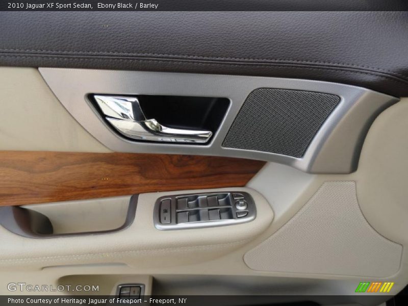 Ebony Black / Barley 2010 Jaguar XF Sport Sedan
