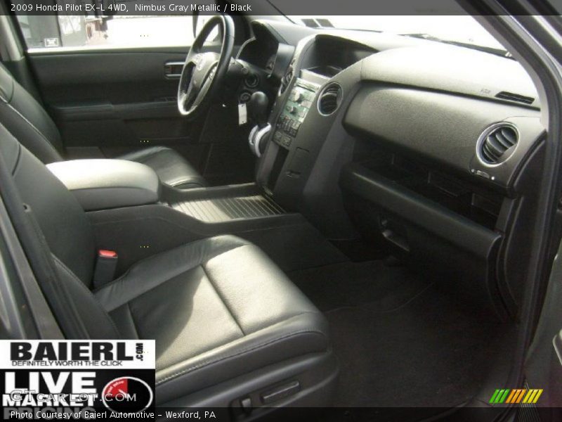 Nimbus Gray Metallic / Black 2009 Honda Pilot EX-L 4WD