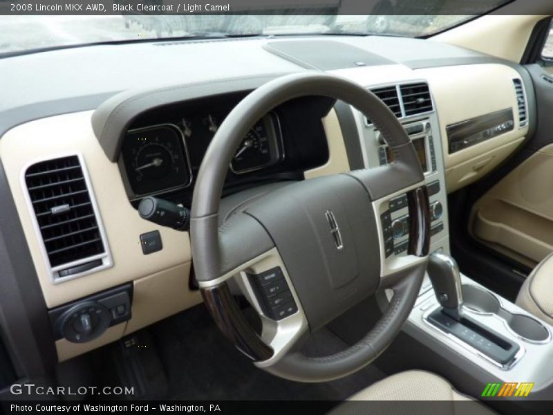 Black Clearcoat / Light Camel 2008 Lincoln MKX AWD