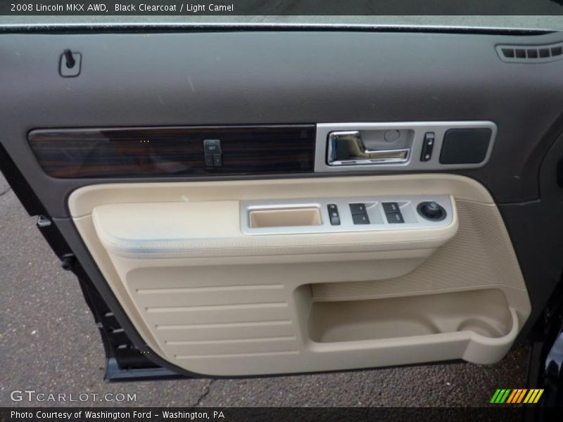 Black Clearcoat / Light Camel 2008 Lincoln MKX AWD