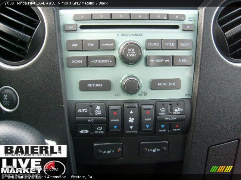 Nimbus Gray Metallic / Black 2009 Honda Pilot EX-L 4WD