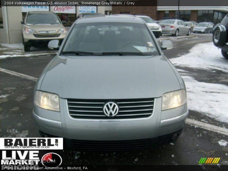 Stonehenge Grey Metallic / Grey 2004 Volkswagen Passat GLS 4Motion Sedan