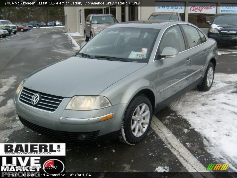 Stonehenge Grey Metallic / Grey 2004 Volkswagen Passat GLS 4Motion Sedan