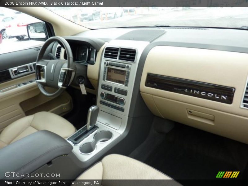 Black Clearcoat / Light Camel 2008 Lincoln MKX AWD