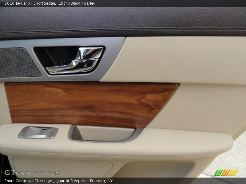 Ebony Black / Barley 2010 Jaguar XF Sport Sedan