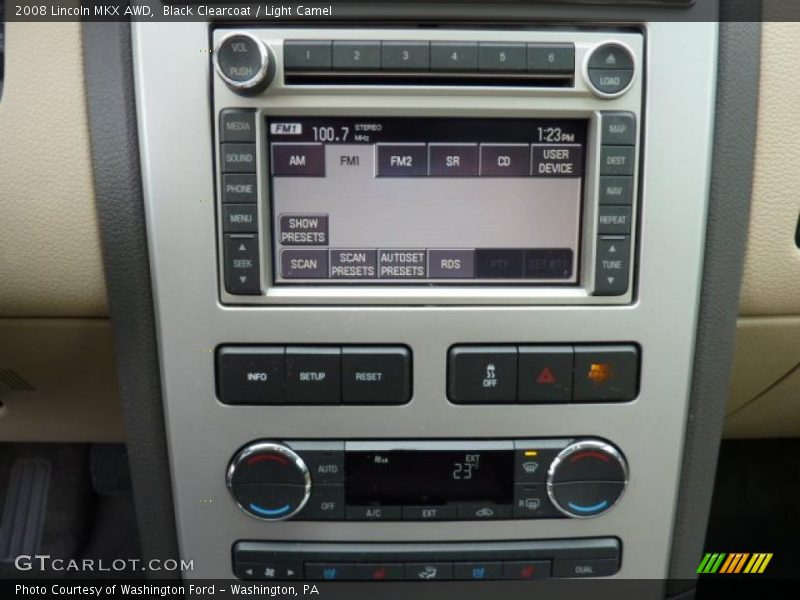 Black Clearcoat / Light Camel 2008 Lincoln MKX AWD