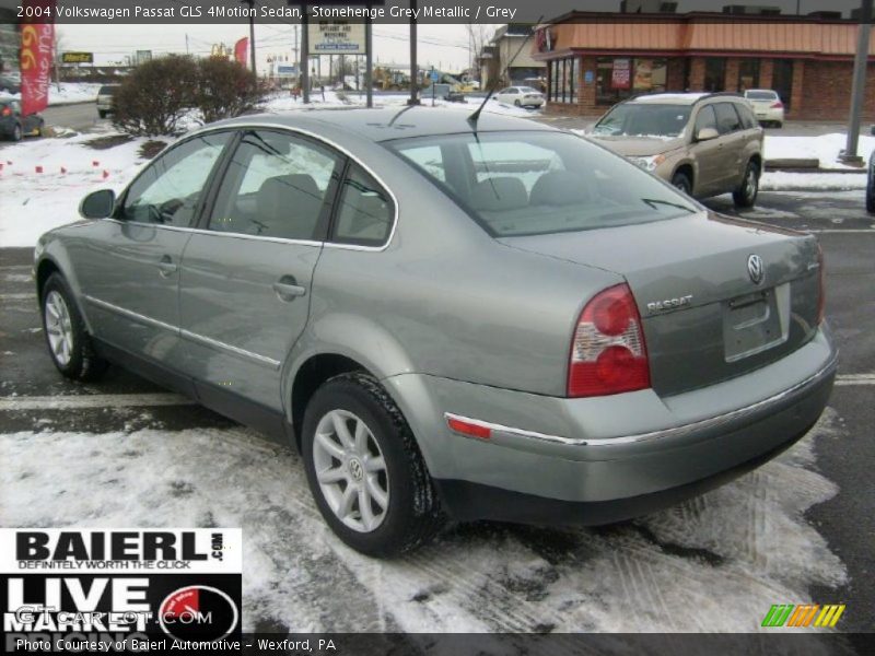 Stonehenge Grey Metallic / Grey 2004 Volkswagen Passat GLS 4Motion Sedan