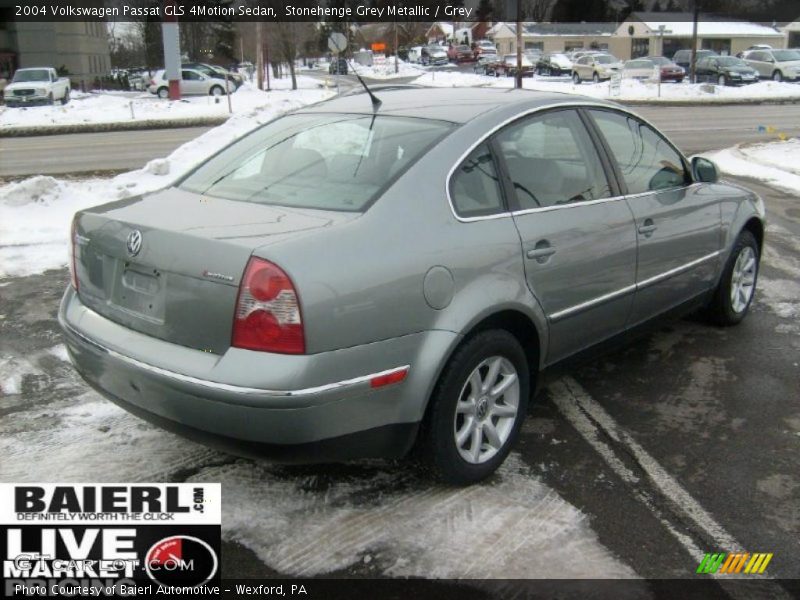 Stonehenge Grey Metallic / Grey 2004 Volkswagen Passat GLS 4Motion Sedan