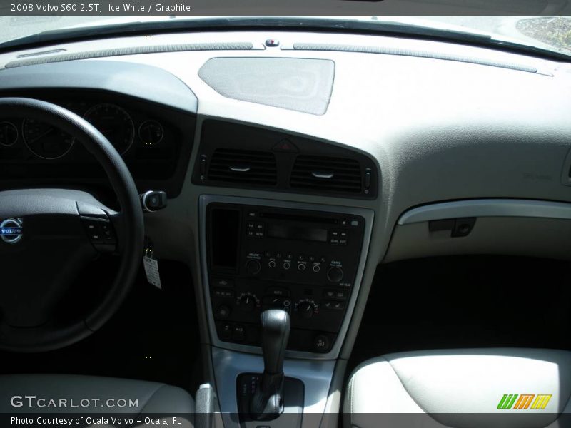 Ice White / Graphite 2008 Volvo S60 2.5T