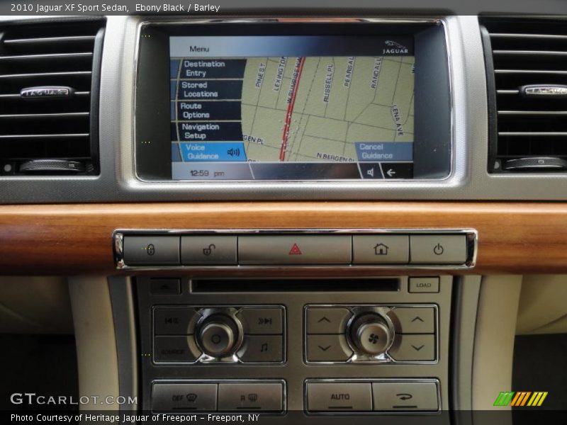 Navigation of 2010 XF Sport Sedan