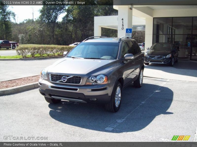 Oyster Grey Metallic / Beige 2011 Volvo XC90 3.2 AWD
