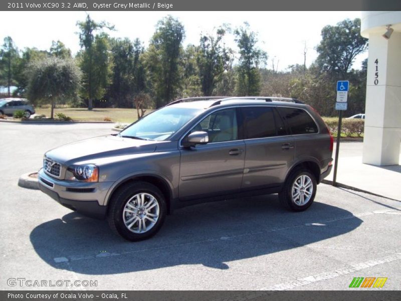 Oyster Grey Metallic / Beige 2011 Volvo XC90 3.2 AWD