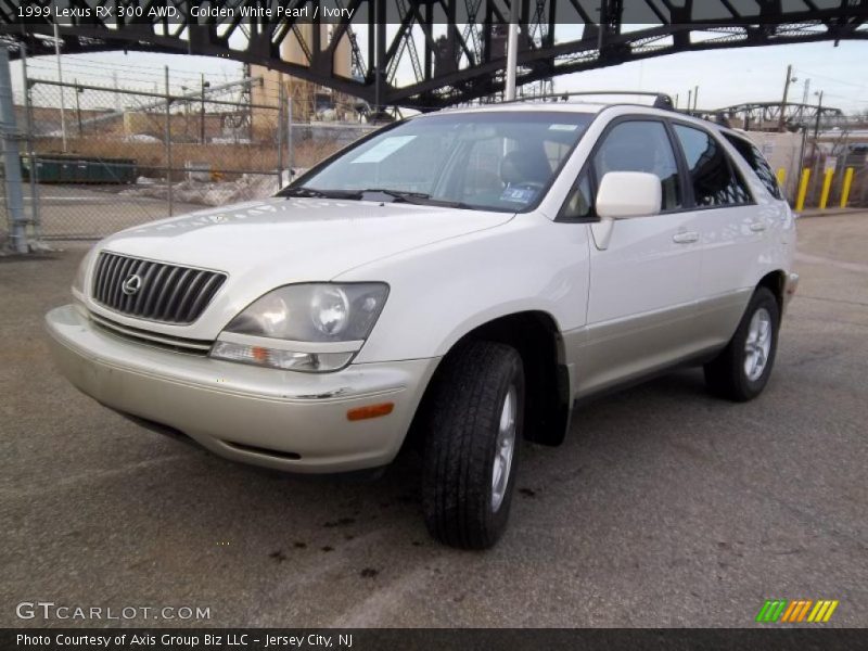 Golden White Pearl / Ivory 1999 Lexus RX 300 AWD