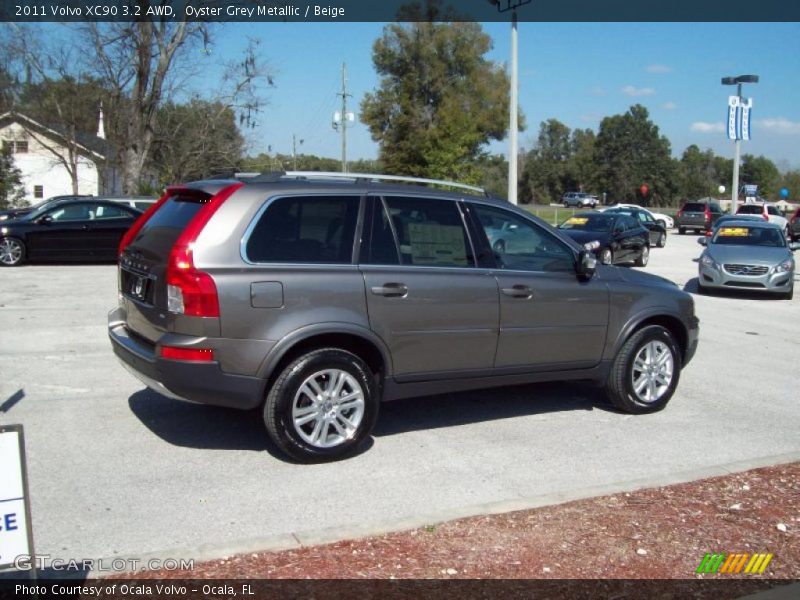 Oyster Grey Metallic / Beige 2011 Volvo XC90 3.2 AWD