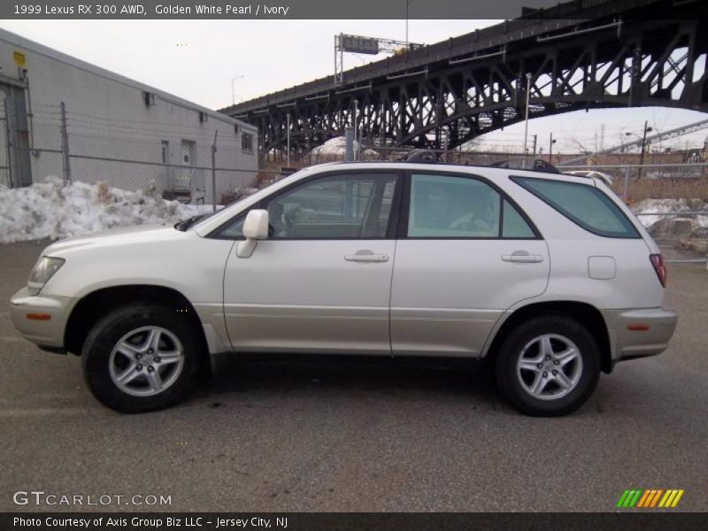 Golden White Pearl / Ivory 1999 Lexus RX 300 AWD