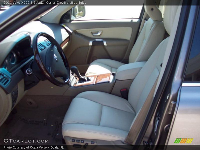 Oyster Grey Metallic / Beige 2011 Volvo XC90 3.2 AWD