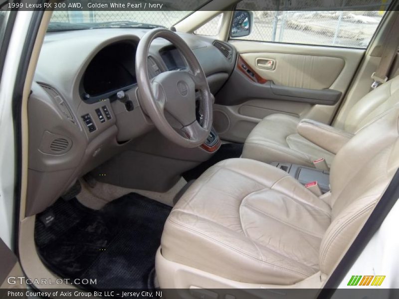 Golden White Pearl / Ivory 1999 Lexus RX 300 AWD