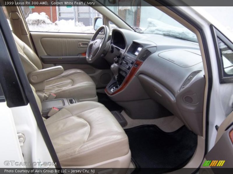 Golden White Pearl / Ivory 1999 Lexus RX 300 AWD