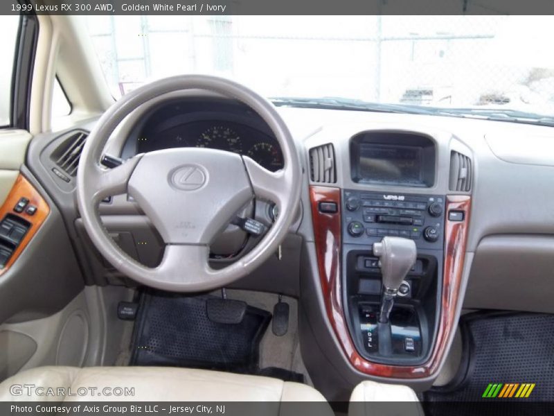 Golden White Pearl / Ivory 1999 Lexus RX 300 AWD