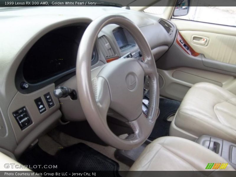 Golden White Pearl / Ivory 1999 Lexus RX 300 AWD