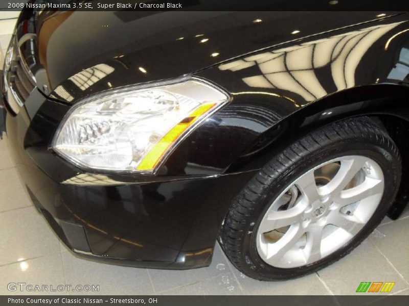 Super Black / Charcoal Black 2008 Nissan Maxima 3.5 SE