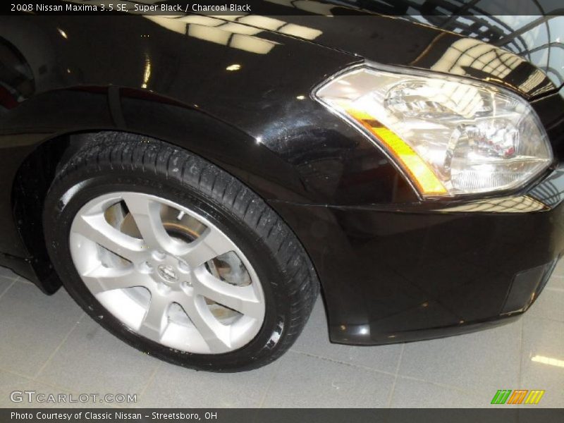 Super Black / Charcoal Black 2008 Nissan Maxima 3.5 SE