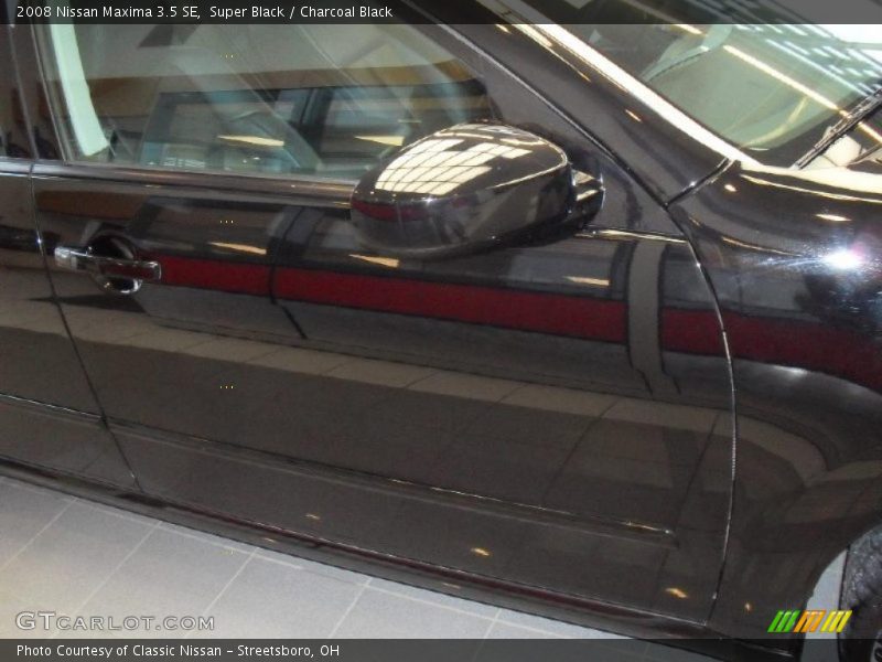 Super Black / Charcoal Black 2008 Nissan Maxima 3.5 SE