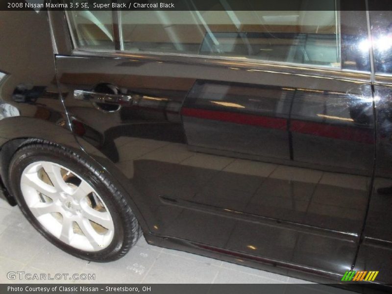 Super Black / Charcoal Black 2008 Nissan Maxima 3.5 SE