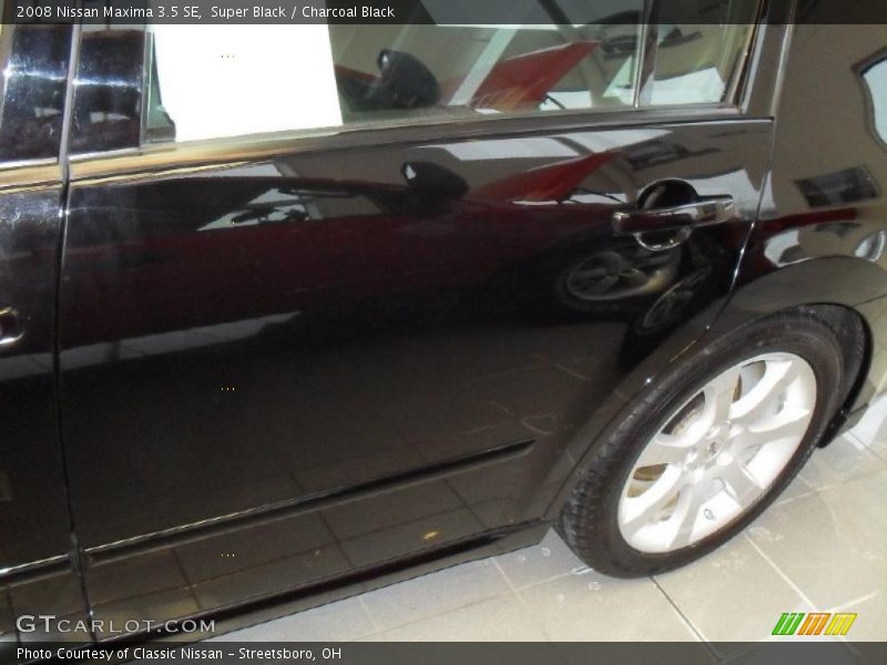 Super Black / Charcoal Black 2008 Nissan Maxima 3.5 SE