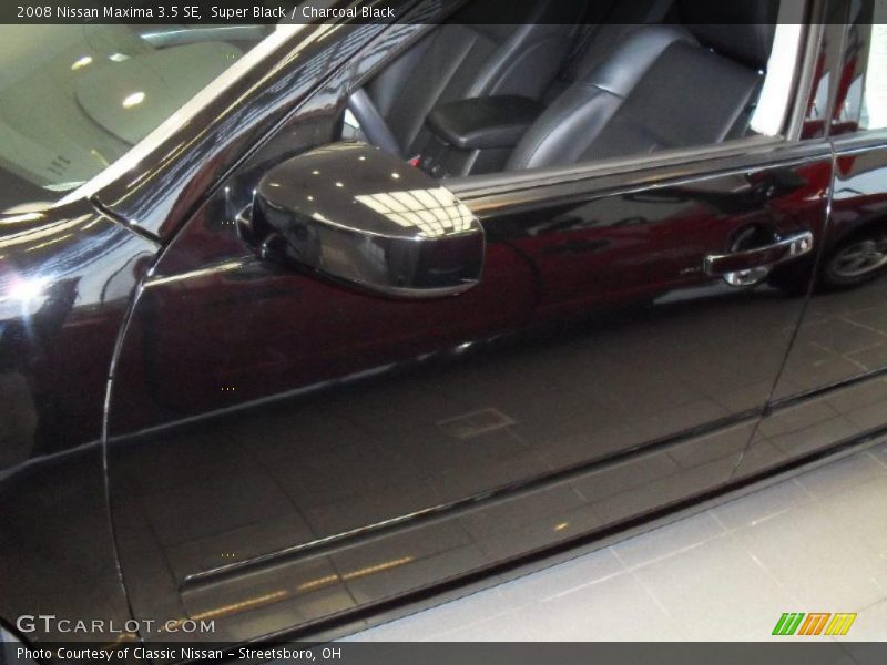 Super Black / Charcoal Black 2008 Nissan Maxima 3.5 SE
