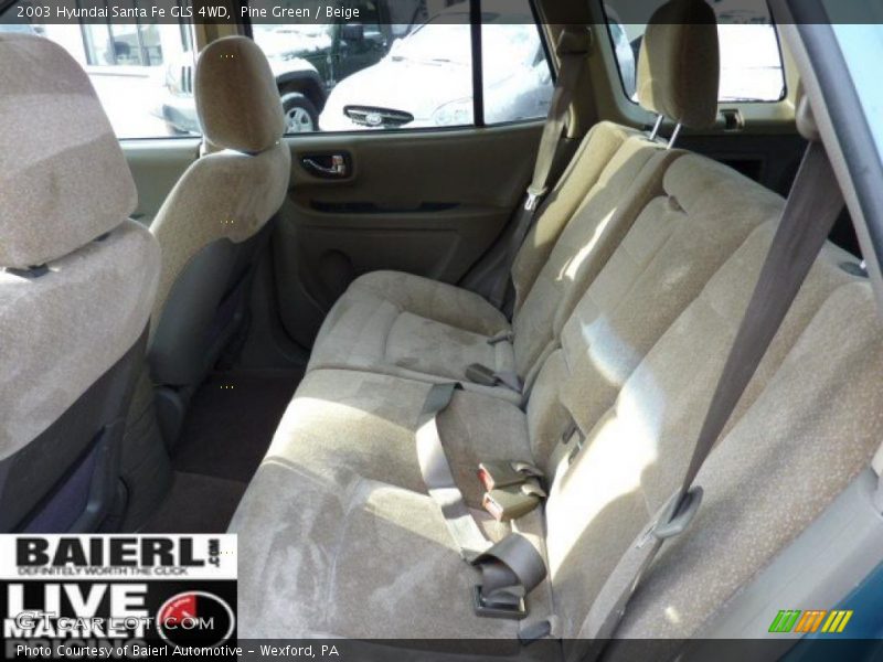 Pine Green / Beige 2003 Hyundai Santa Fe GLS 4WD