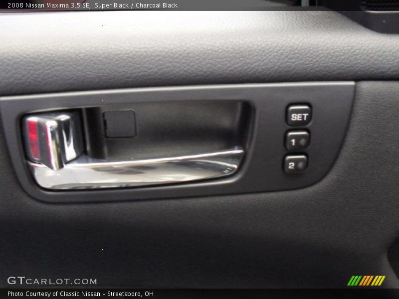Super Black / Charcoal Black 2008 Nissan Maxima 3.5 SE