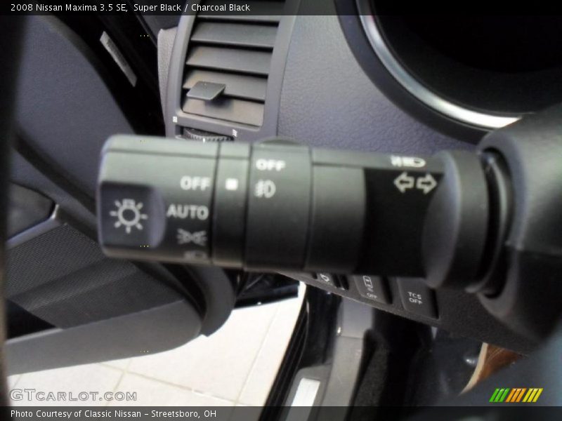 Super Black / Charcoal Black 2008 Nissan Maxima 3.5 SE
