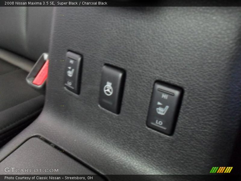 Super Black / Charcoal Black 2008 Nissan Maxima 3.5 SE