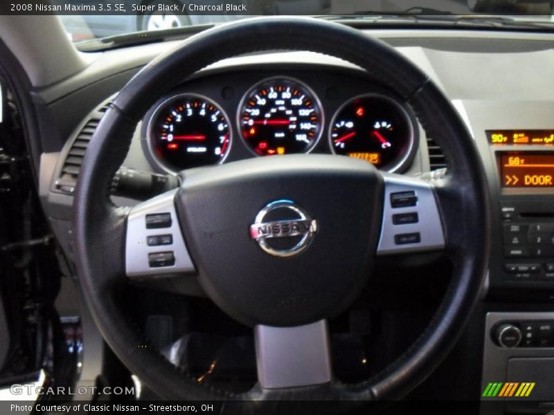 Super Black / Charcoal Black 2008 Nissan Maxima 3.5 SE