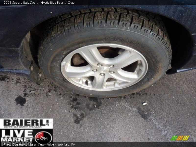 Mystic Blue Pearl / Gray 2003 Subaru Baja Sport