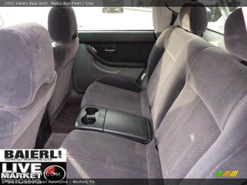 Mystic Blue Pearl / Gray 2003 Subaru Baja Sport