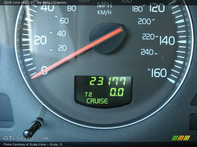 Ice White / Graphite 2008 Volvo S60 2.5T