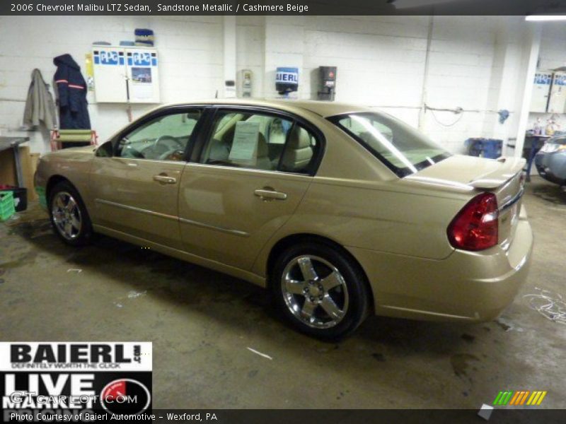 Sandstone Metallic / Cashmere Beige 2006 Chevrolet Malibu LTZ Sedan