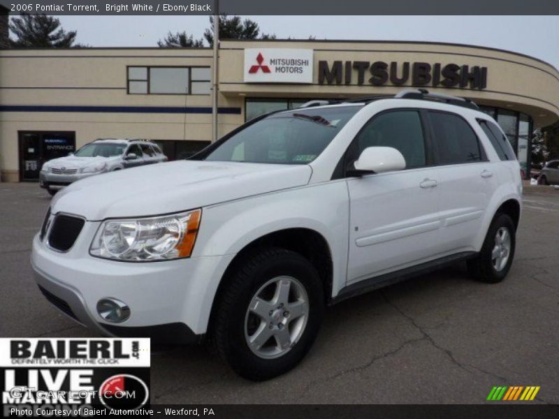 Bright White / Ebony Black 2006 Pontiac Torrent