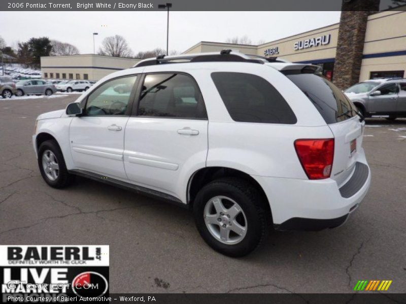 Bright White / Ebony Black 2006 Pontiac Torrent