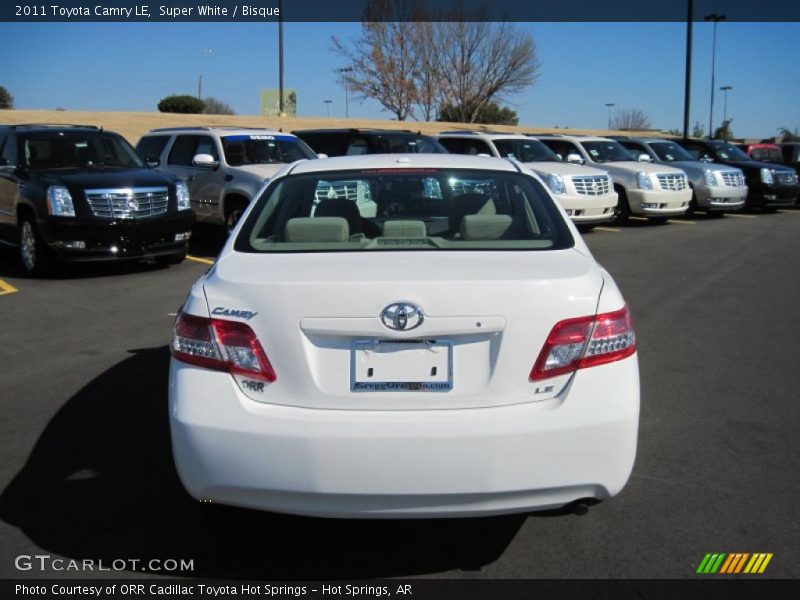 Super White / Bisque 2011 Toyota Camry LE