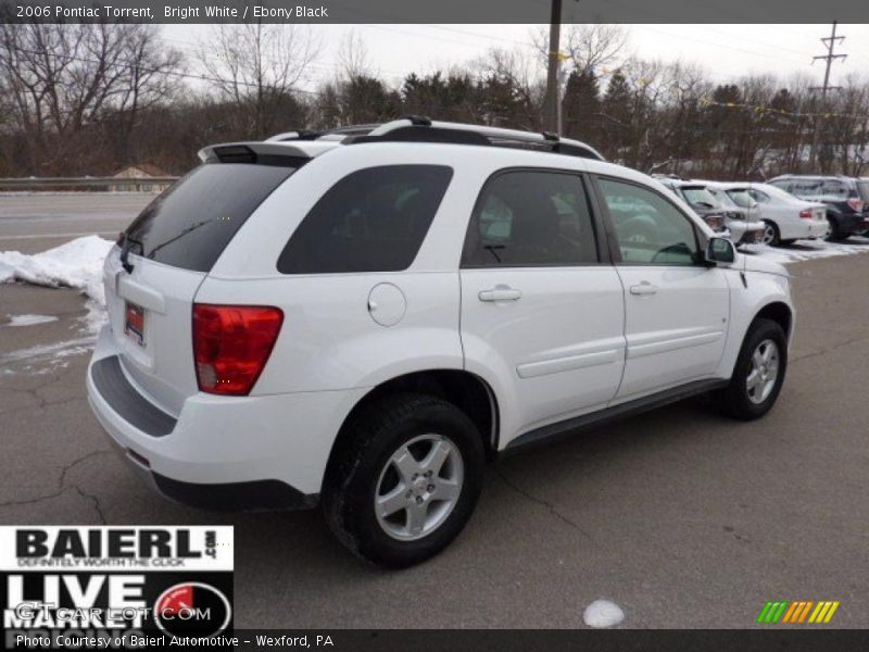 Bright White / Ebony Black 2006 Pontiac Torrent