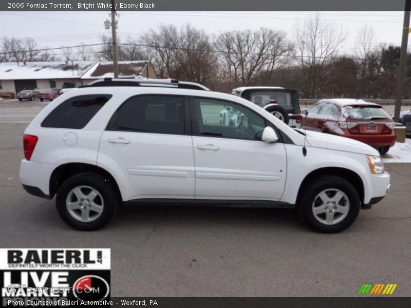 Bright White / Ebony Black 2006 Pontiac Torrent