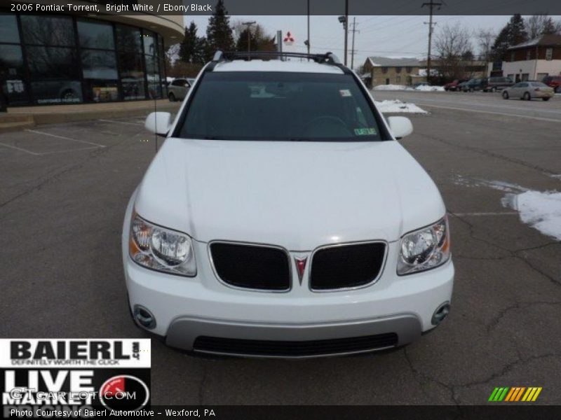 Bright White / Ebony Black 2006 Pontiac Torrent